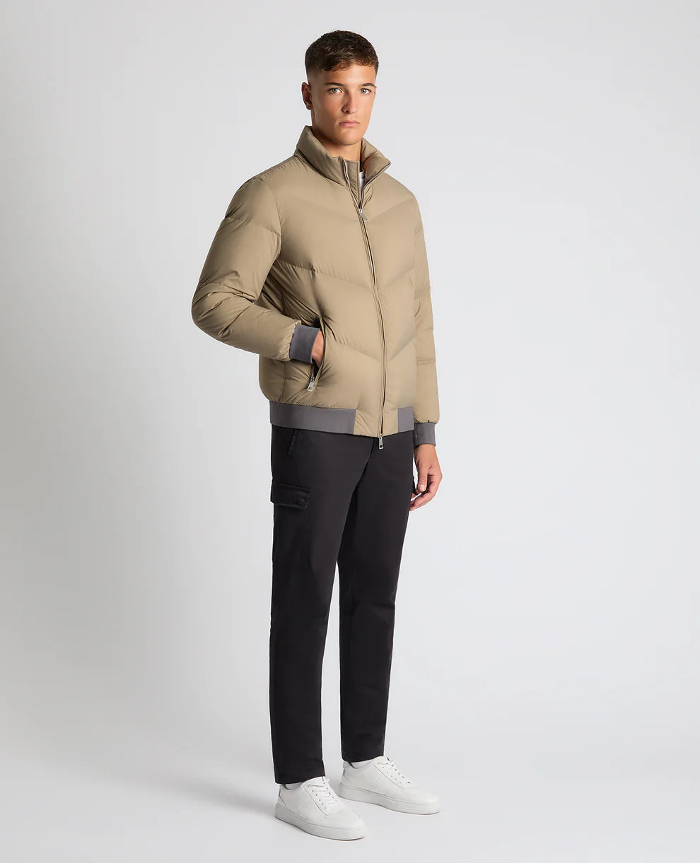 ID24709-Remu Beige Ryker Puffa  Jacket