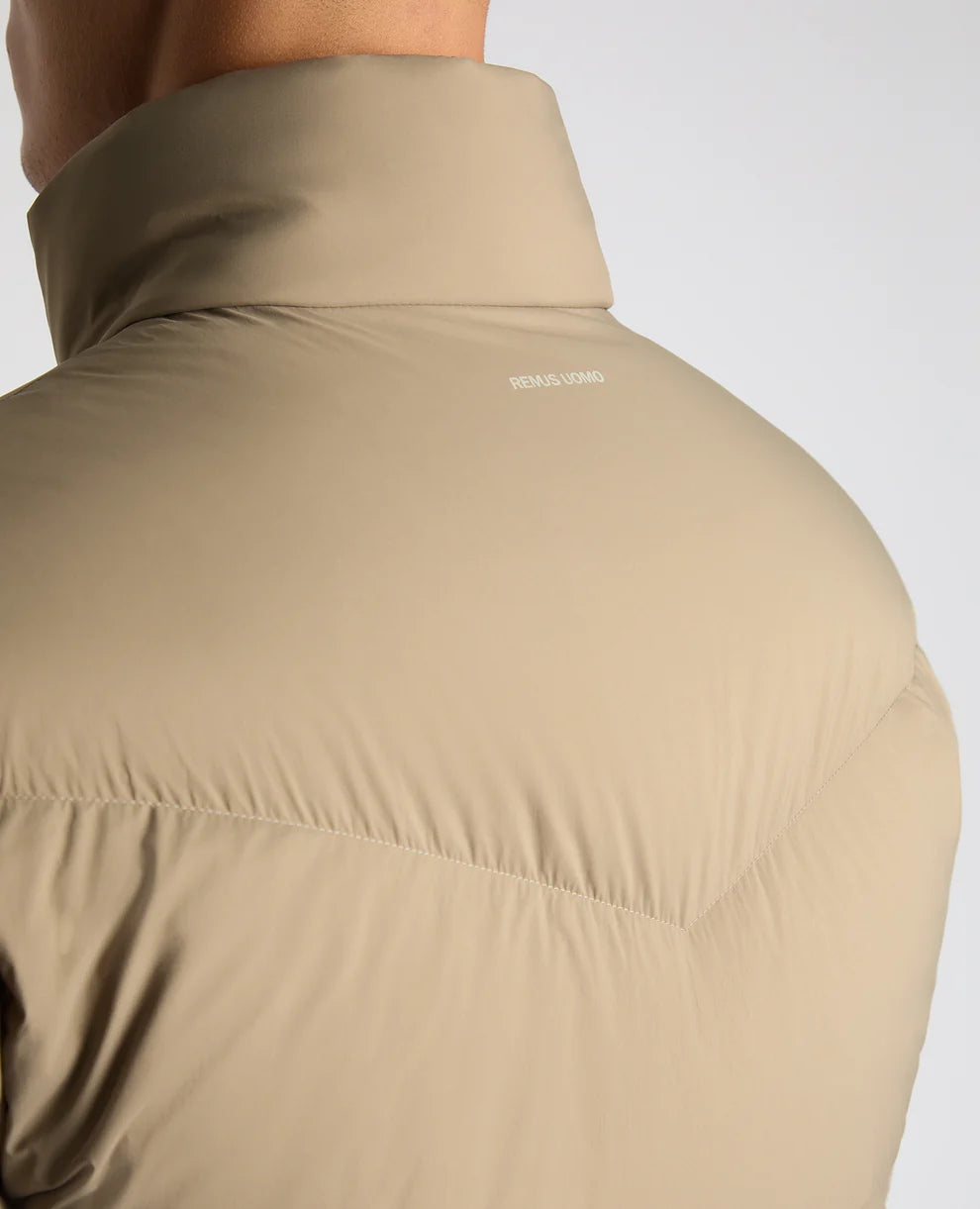 ID24709-Remu Beige Ryker Puffa  Jacket