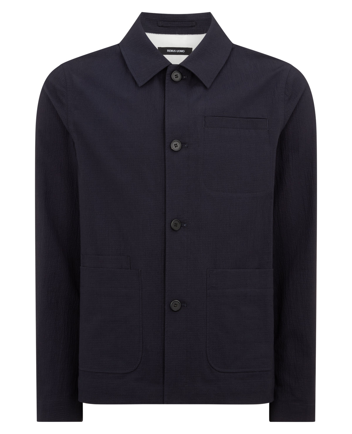 ID25194-Remus Navy Keats Overshirt