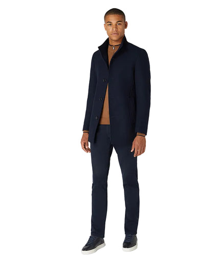 ID80093-Remus Navy Jonah Overcoat