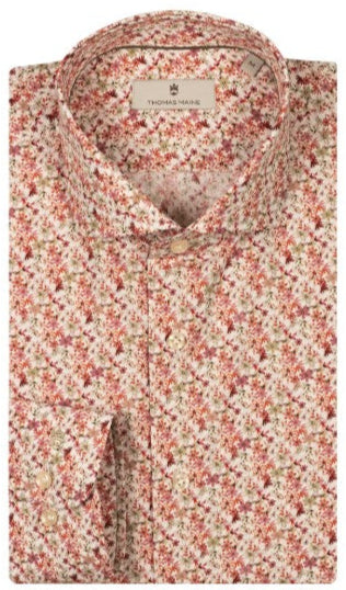 ID25348-Thomas Maine Pink /Green  Floral Print