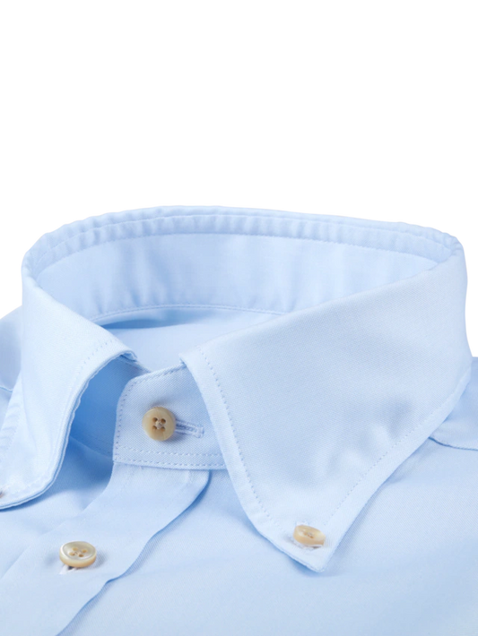 ID24338-Stenstroms Sky Blue Oxford Shirt