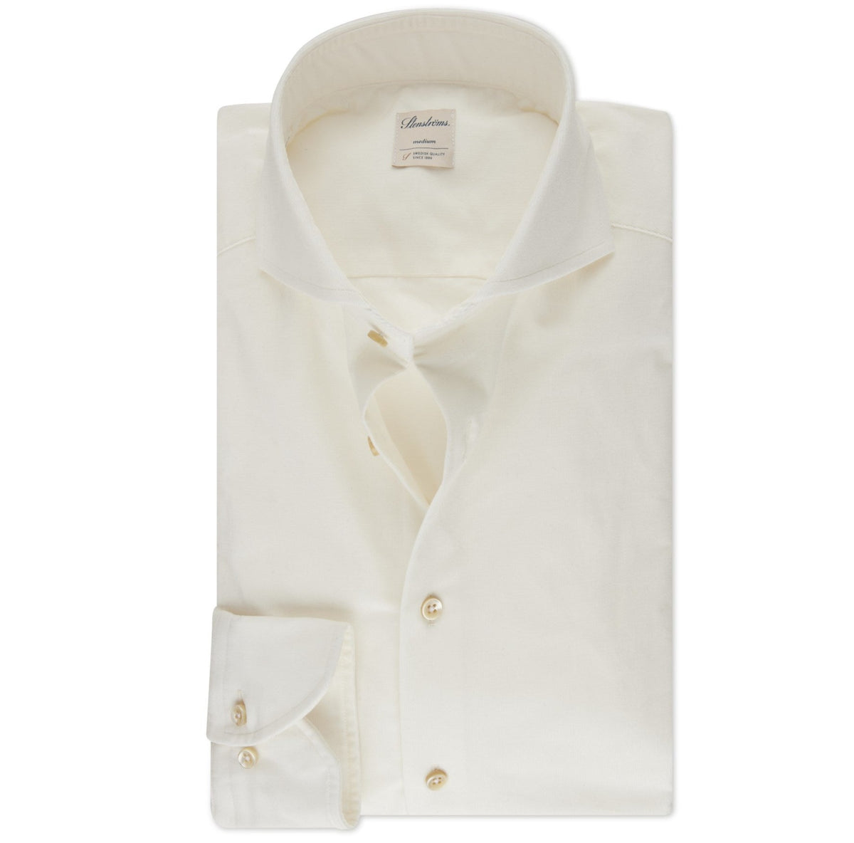 ID80376-Stenstroms Cream Cord  Shirt
