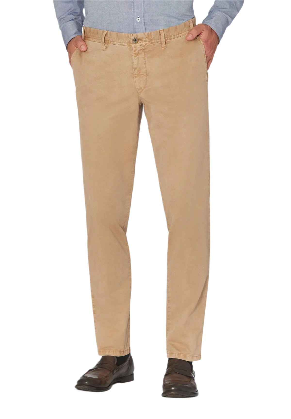 ID24783-Hiltl Beige Tavi Cotton Trouser