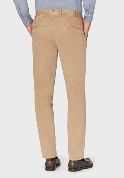ID24783-Hiltl Beige Tavi Cotton Trouser