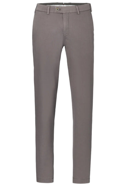 ID24786-Hiltl- Grey Tricotine Cotton Trouser