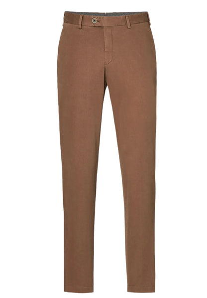 ID24784-Hiltl Coffee Tilo1 Cotton Trouser