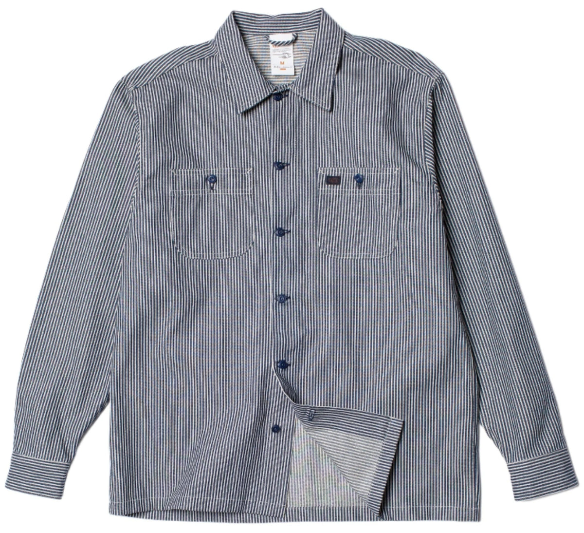 ID70558 Nudie Vincent Hickory Stripe Overshirt