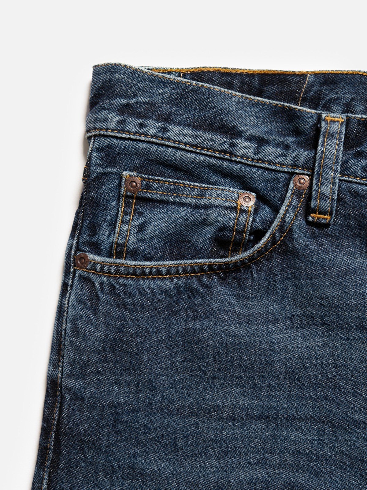 ID25470 Nudie Jeans Blue Soil Steady Eddie 2