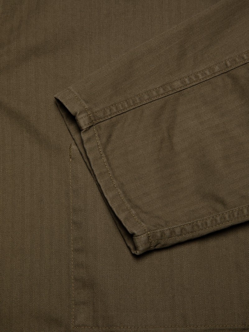 ID24561 Nudie Olive Buddy Chore Jacket