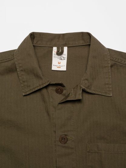 ID24561 Nudie Olive Buddy Chore Jacket