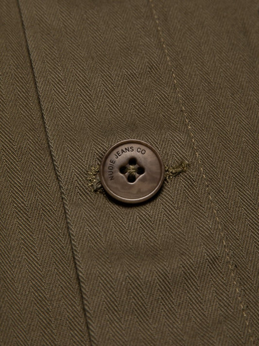 ID24561 Nudie Olive Buddy Chore Jacket