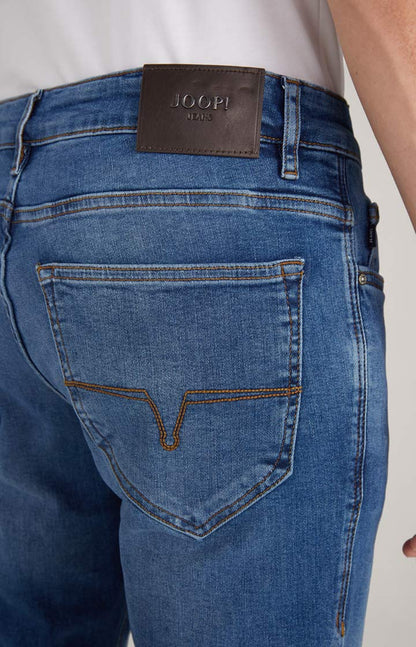 ID80290-Joop Mitch Mid Wash Stretch Jean