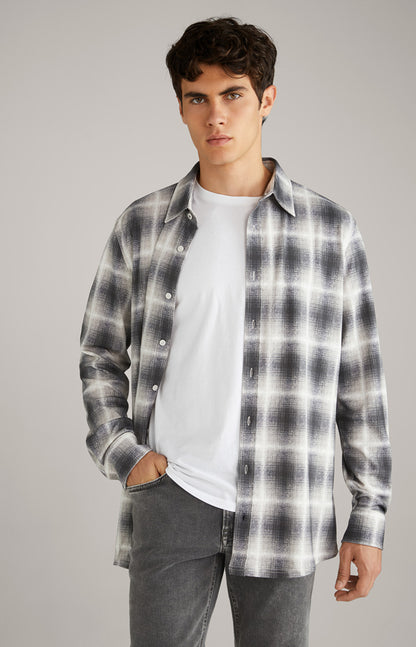 ID80312-Joop Hanson Grey Check Shirt