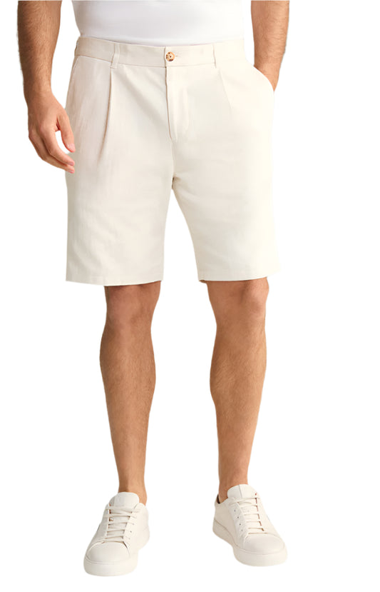 ID24155-Joop Off White Linen Short