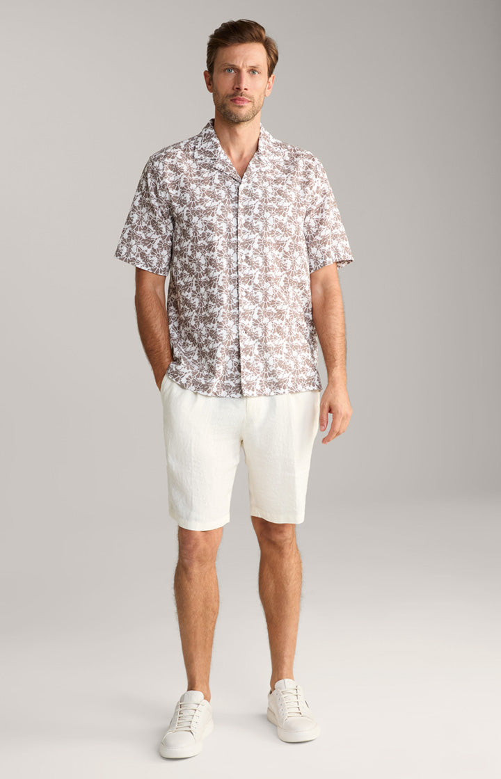 ID24155-Joop Off White Linen Short