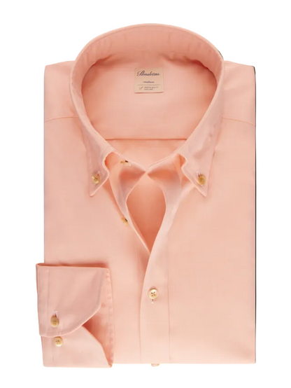 ID24340-Stenstroms Apricot Oxford Shirt