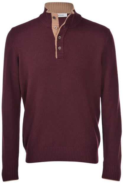 ID24769-Gran Sasso Maroon Super Geelong 4 Button