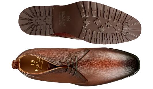 ID25015-Barker Melksham Boot Cherry Grain