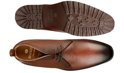 ID25015-Barker Melksham Boot Cherry Grain