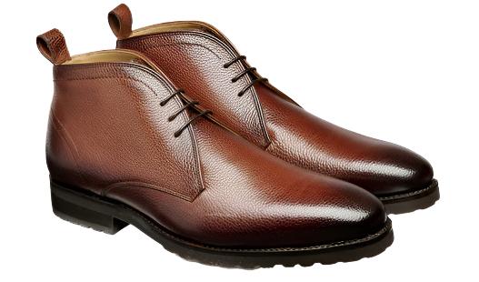 ID25015-Barker Melksham Boot Cherry Grain