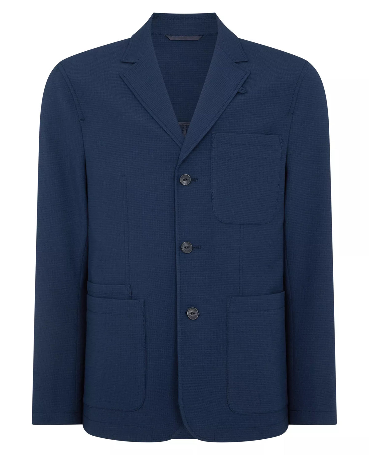 ID25199-Remus Navy Seersucker Soft Blazer