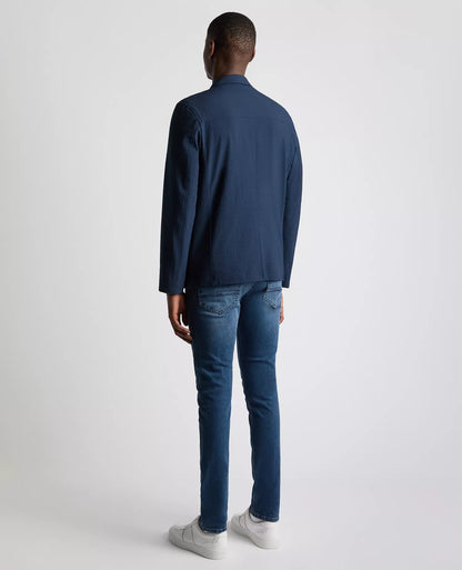 ID25199-Remus Navy Seersucker Soft Blazer