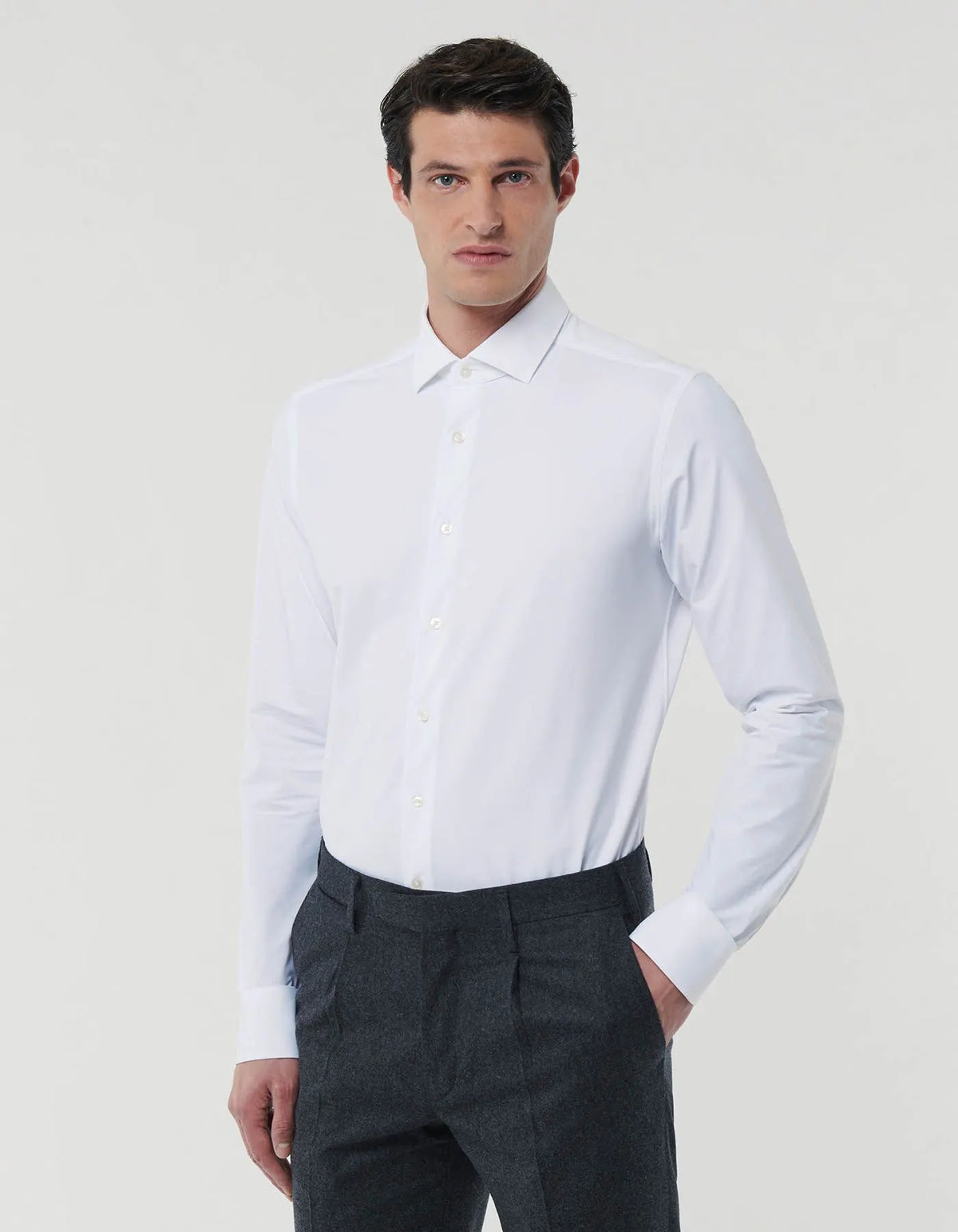 ID25251-Xacus White Active Shirt