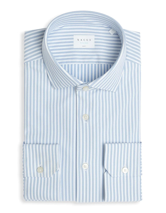 ID25264-Xacus Sky Blue Active Stripe