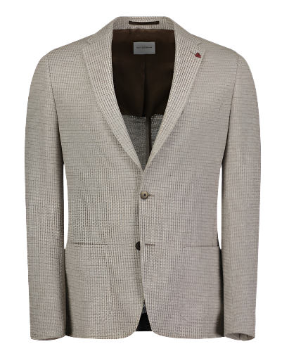 ID25392-Roy Robson Beige Check Blazer
