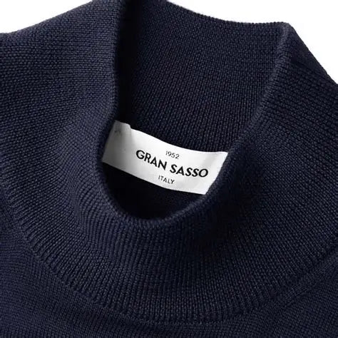ID25519-Gran Sasso Turtle Neck Navy