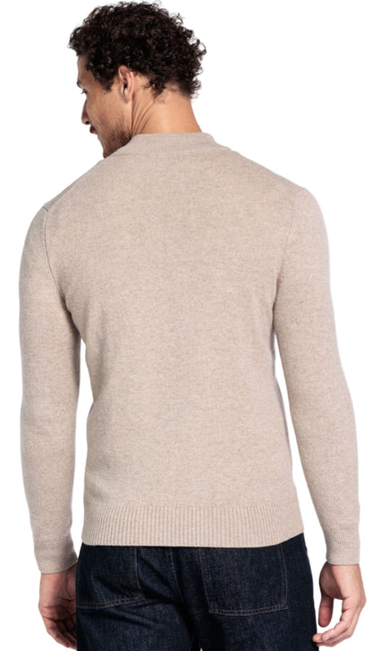 ID25599-Thomas Maine Ecru Three Button Knitwear