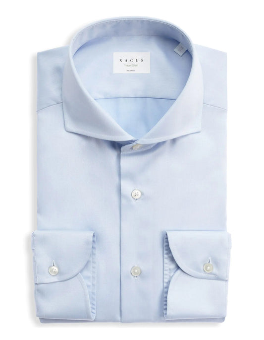 ID25735-Xacus Blue Twill Shirt