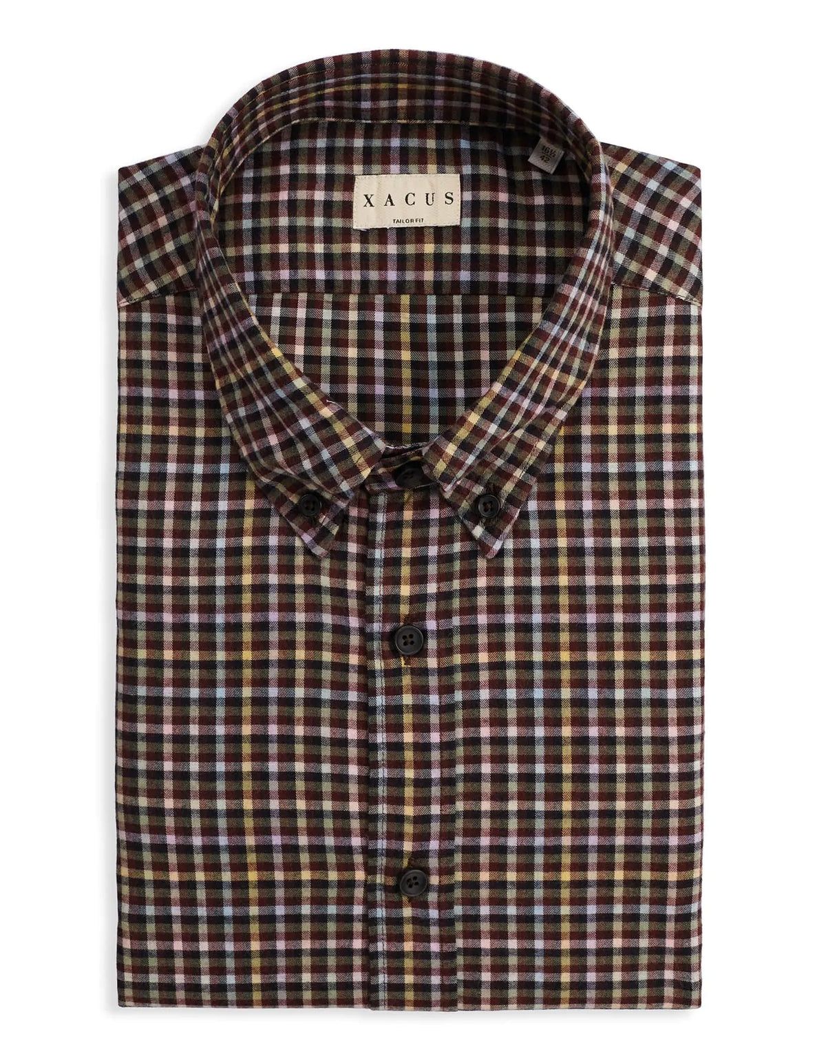 ID60367-Xacus Check Button Down Shirt
