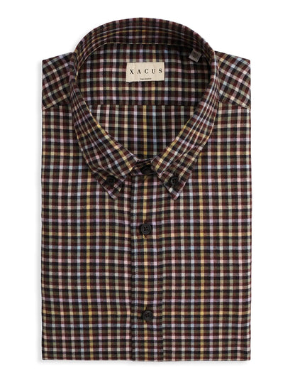ID60367-Xacus Check Button Down Shirt
