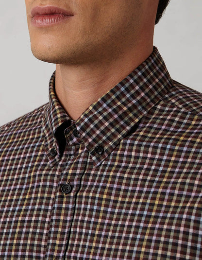 ID60367-Xacus Check Button Down Shirt