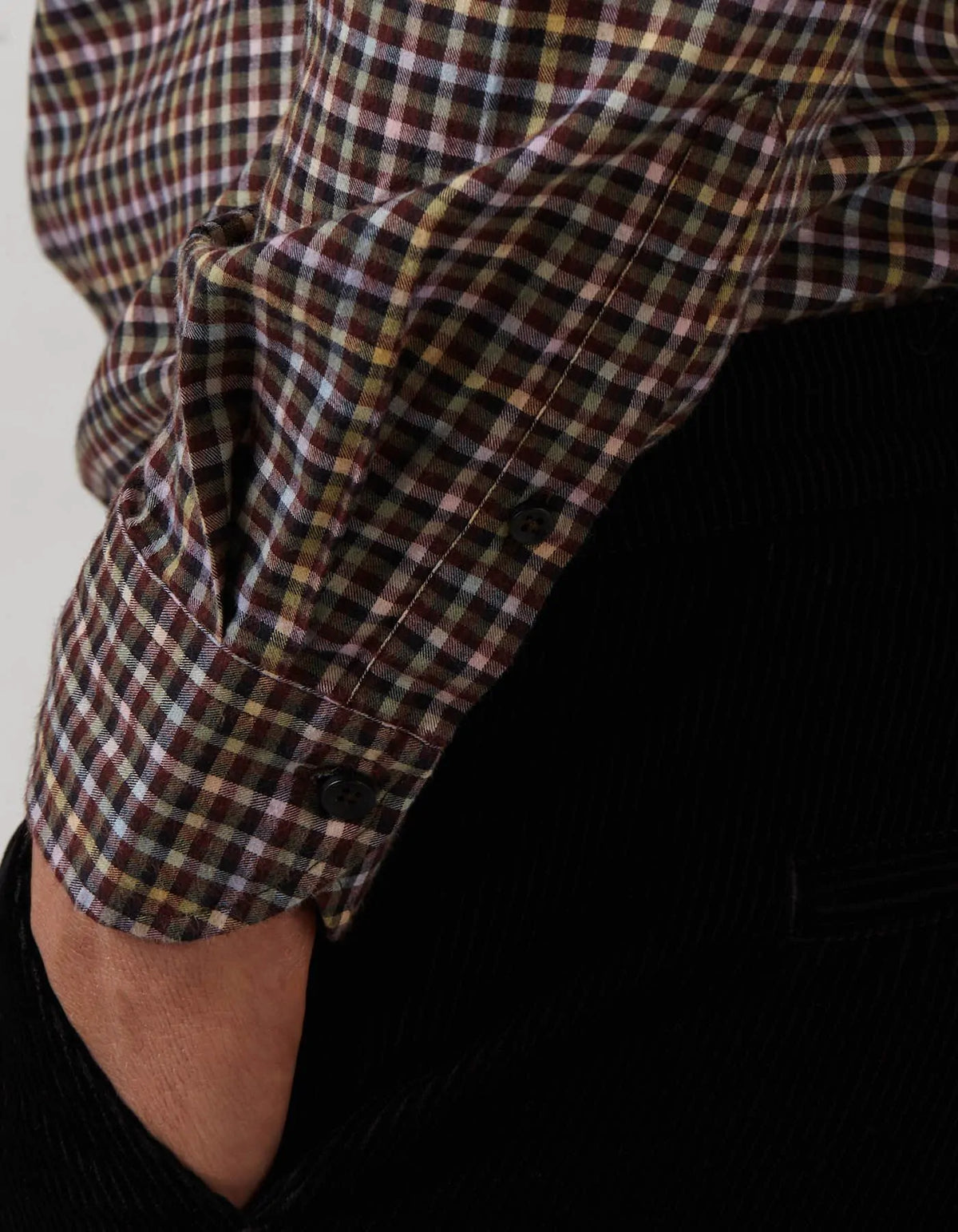 ID60367-Xacus Check Button Down Shirt