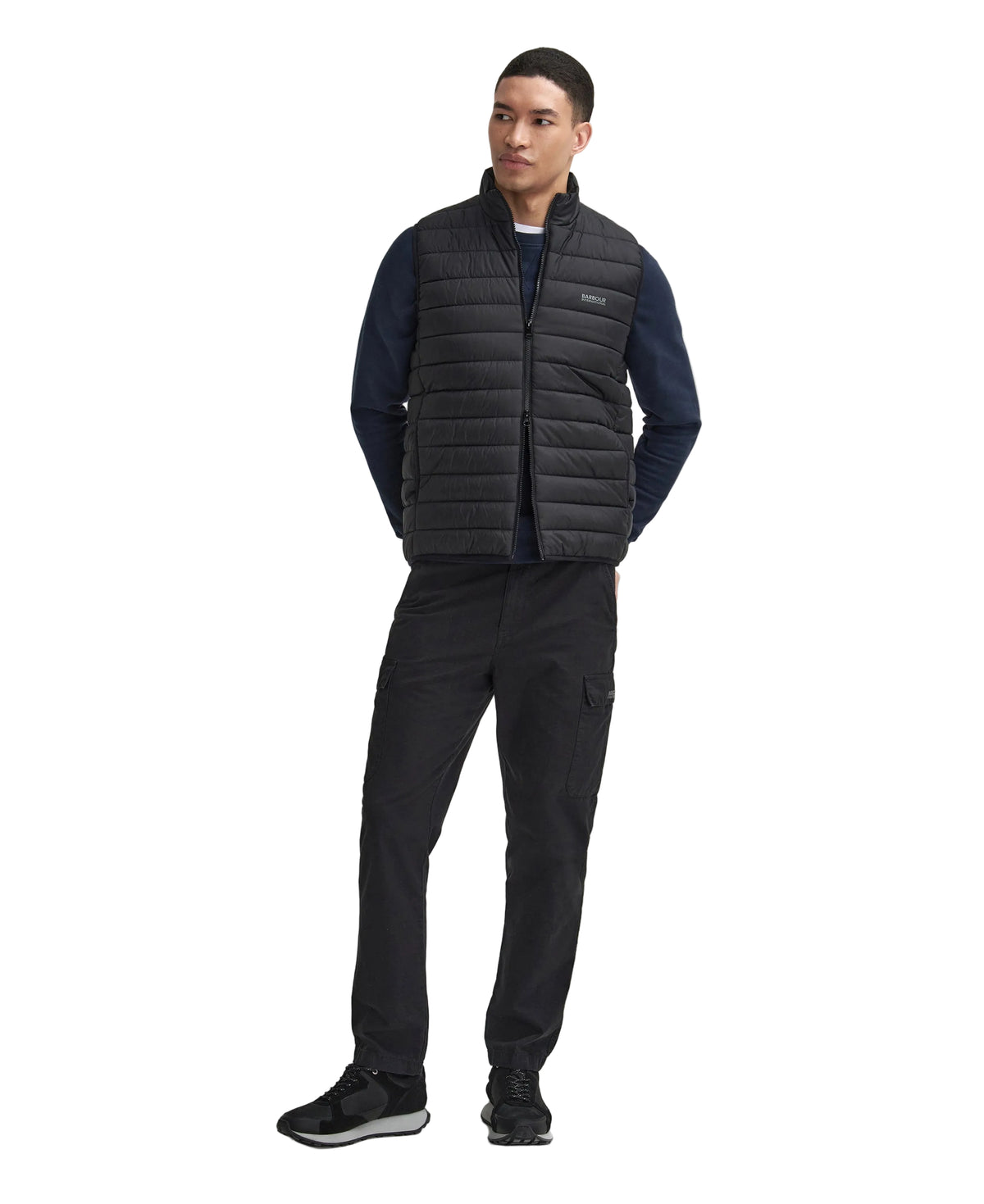 ID24639-Barbour Black Ledley Gilet