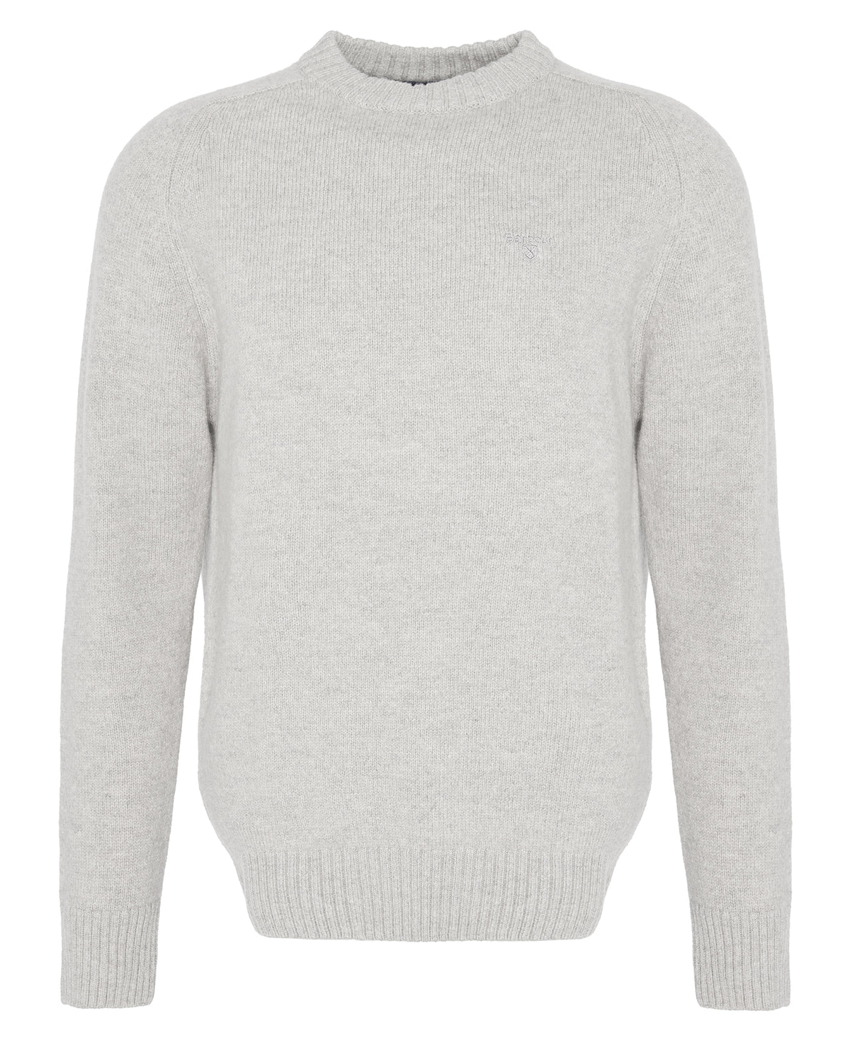 ID24622-Barbour Grey Grangetown Knitwear