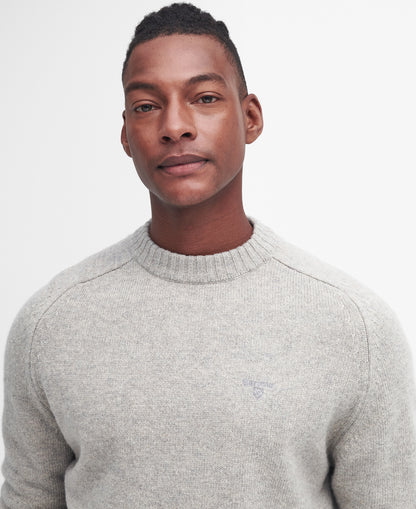 ID24622-Barbour Grey Grangetown Knitwear