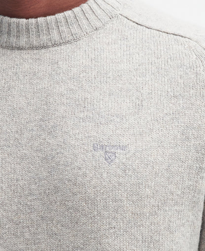 ID24622-Barbour Grey Grangetown Knitwear