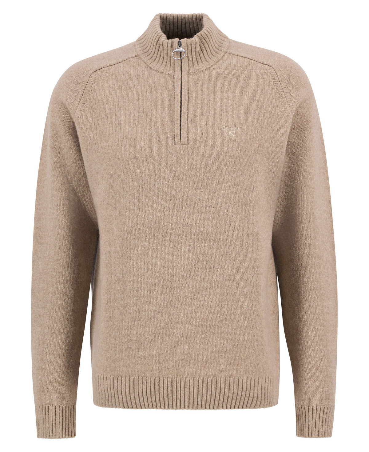 ID25616-Barbour Stone Quarter Zip Grangetown Knitwear