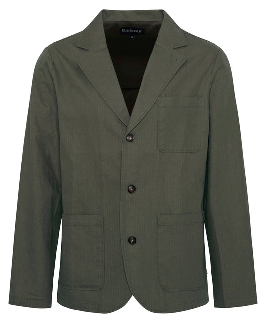 ID25107-Barbour Green Bayview Overshirt