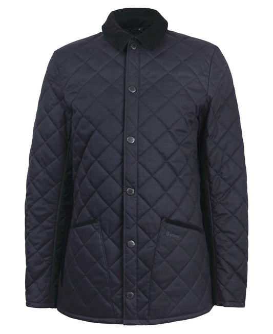 ID24651-Barbour Navy Liddesdale Check Quilt