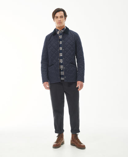 ID24651-Barbour Navy Liddesdale Check Quilt