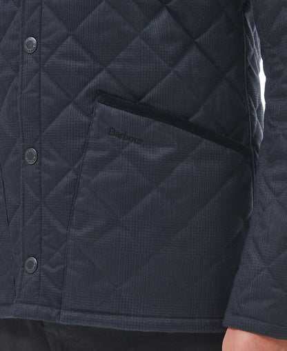 ID24651-Barbour Navy Liddesdale Check Quilt