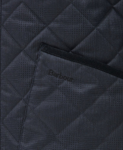 ID24651-Barbour Navy Liddesdale Check Quilt