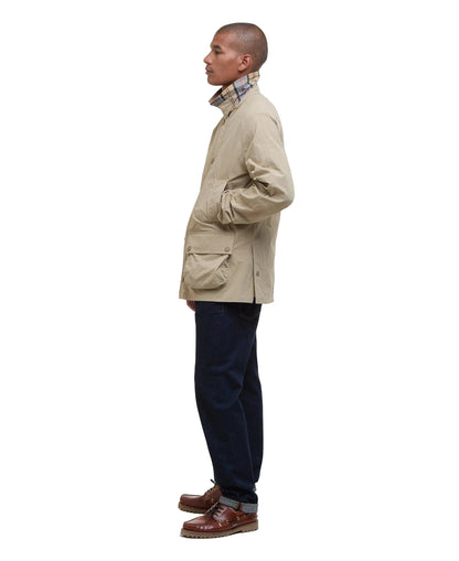 ID25103-Barbour Stone Showerproof Ashby Jacket