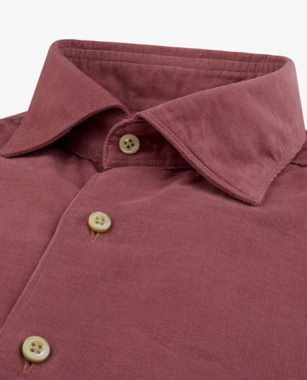 ID25769-Stenstoms Rose Washed Cord Shirt