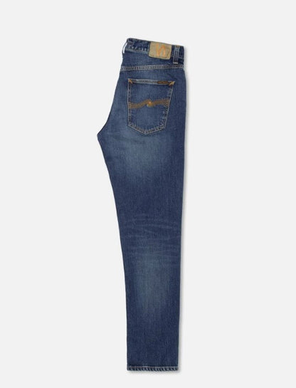 ID25059-Nudie Solid Ollie Wild Blue Jean